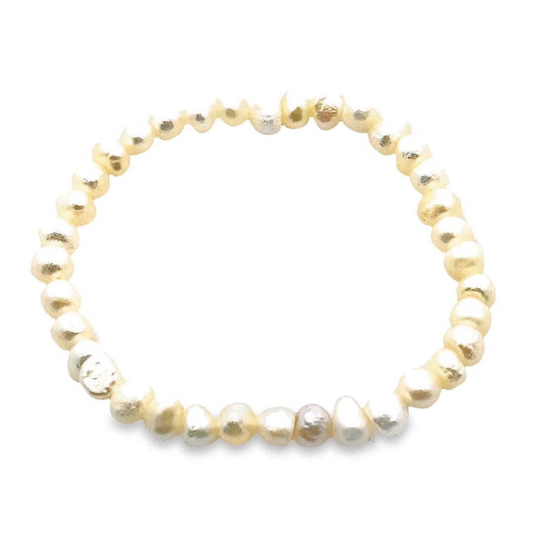 WHITE PEARL 4MM BRACELET
