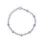 925YG TENNIS DIFFERENT CUTS CZ BRACELET