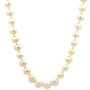 NECKLACE WHITE PEARL WITH STERLING SILVER CLASP 7MM